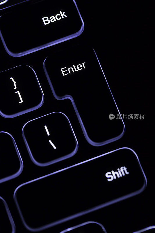 发光键盘- 'Enter'键